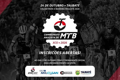 Taubaté sedia Campeonato Paulista de MTB XCO com circuito de 4,57 km