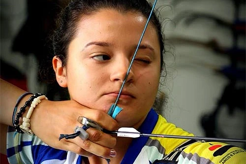 Ana Machado disputa o Mundial de tiro com arco / Foto: Divulgação