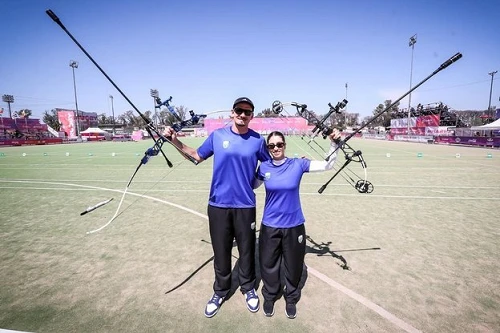 Marcus D’Almeida e Bianca Rodrigues conquistam ouro e prata no Tiro com Arco em Santa Fé 2026