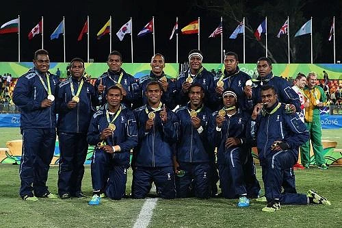 Seleção masculina derrotou a Grã-Bretanha na decisão e conquistou primeira medalha da história do país / Foto: Mark Kolbe/Getty Images
