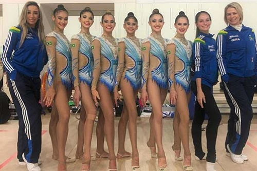 Seleção Brasileira de Ginástica Rítmica / Foto: Divulgação/CBG