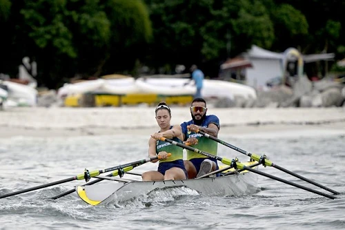 Valdeni Júnior e Joice Emily conquistam prata no Mundial de Remo de Praia