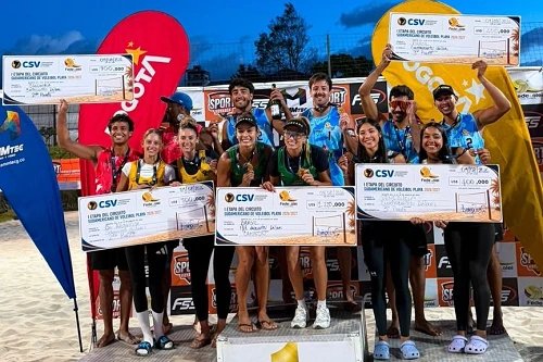 Hegê e Vitória conquistam título no Circuito Sul-Americano de Vôlei de Praia
