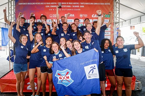 GNU é campeão do Campeonato Brasileiro de Águas Abertas 2026
