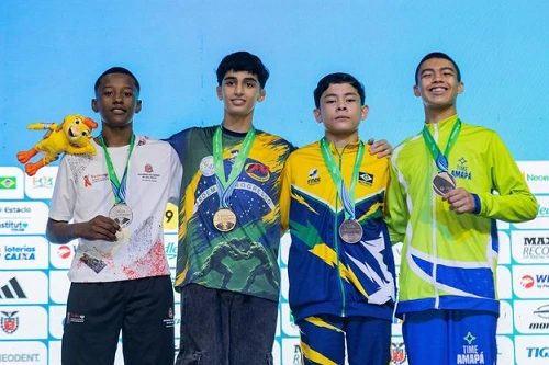 Mahdi Habibi conquista ouro para Rondônia no wrestling dos Jogos da Juventude