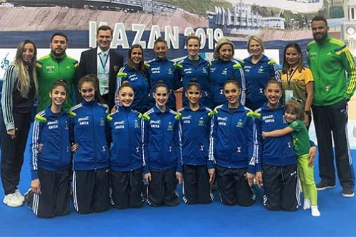 Seleção Brasileira de Ginástica Rítmica - Conjunto   / Foto: Divulgação/CBG