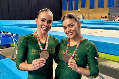 Alice Gomes e Camilla Lopes conquistam bronze em Riccione