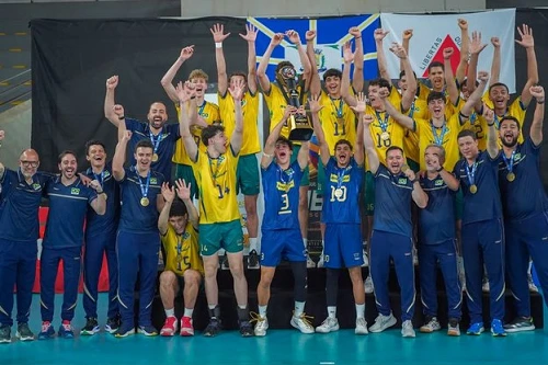 Brasil conquista 18ª taça no Sul-Americano Sub-19 de Vôlei