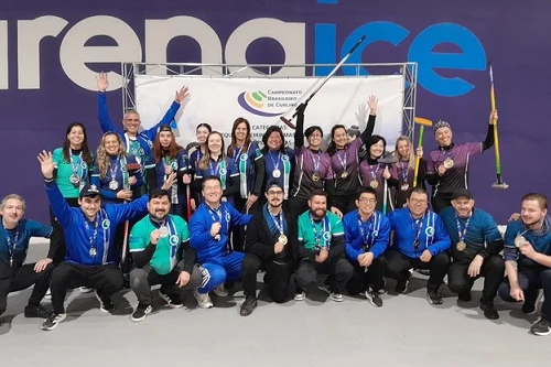Pires e Marques conquistam títulos no Campeonato Brasileiro de Curling 2026
