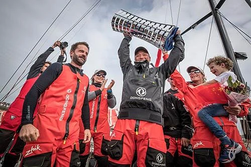 O chinês Dongfeng Race Team conquistou o título ao vencer a última regata / Foto: Ainhoa Sanchez/Volvo Ocean Race