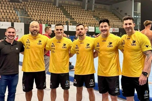 Ginastas brasileiros competem em Szombathely, na Hungria
