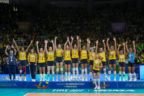 Brasil é campeão Sul-Americano e garante vaga em Los Angeles 2028