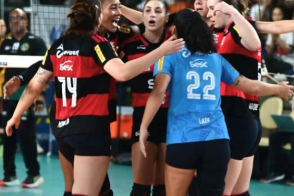 Sesc RJ Flamengo vence Brasília Vôlei e mantém 100% na Superliga